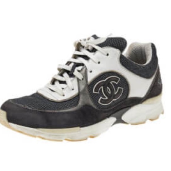 Chanel Denim Cloth Trainer - Picture 2 of 8